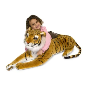 Melissa & Doug Tiger Giant Stuffed Animal Soft Toy