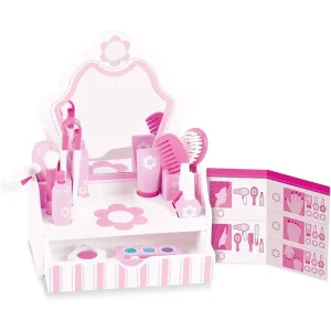 Melissa & Doug Wooden Beauty Salon Play Set - The Original Playset