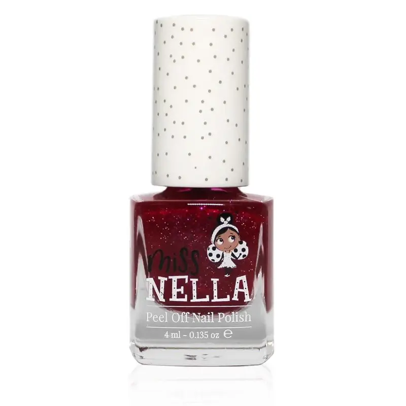 Miss Nella Jazzberry Jam 4ml Peel off Kids Nail Polish Beauty