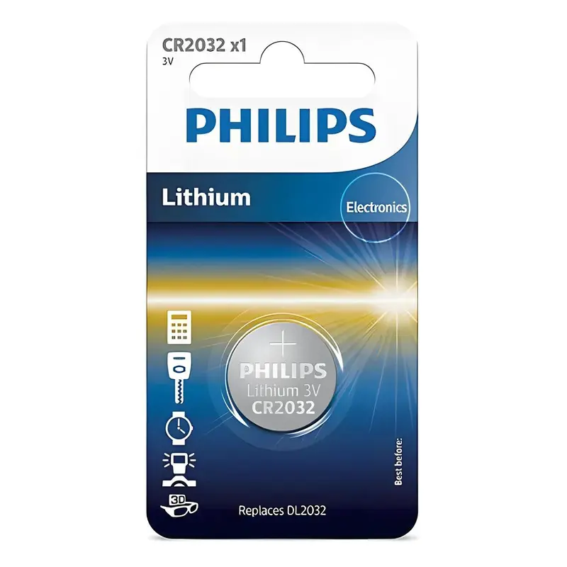 Philips Lithium 3v Button Cell Battery CR1616 Batteries
