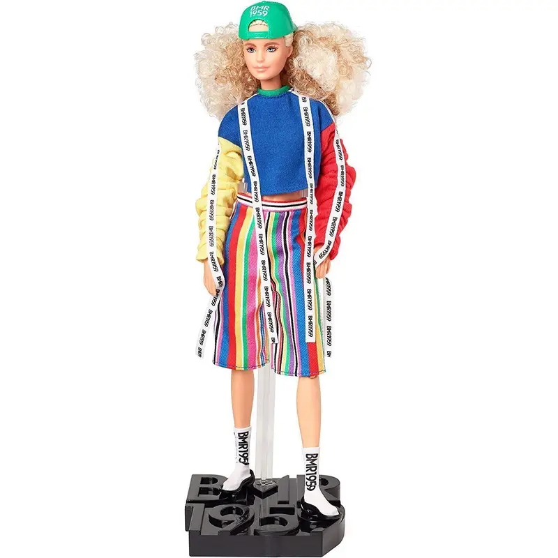 Barbie GHT92 BMR1959 Fashion Doll with Curly Blonde Hair Dolls