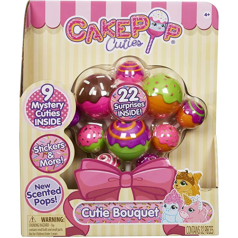 Cakepop Cutie Cakepop Cuties - Cakepop Bouquet  Squishies  Includes 22 Surprises! Collectibles