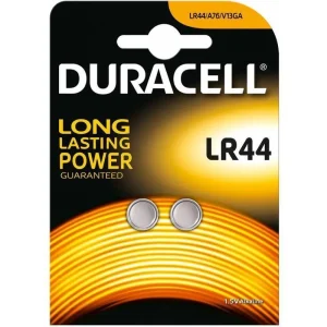 Duracell LR44 Alkaline Button Cell Battery 1.5v Twin Pack Batteries