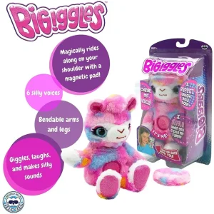Giochi Preziosi Bigiggles Take-along Talking Stuffed Character, Llama-jenny Interactive