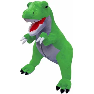 Inflate-a-mals 5ft T-rex Trex - Green Soft Toy