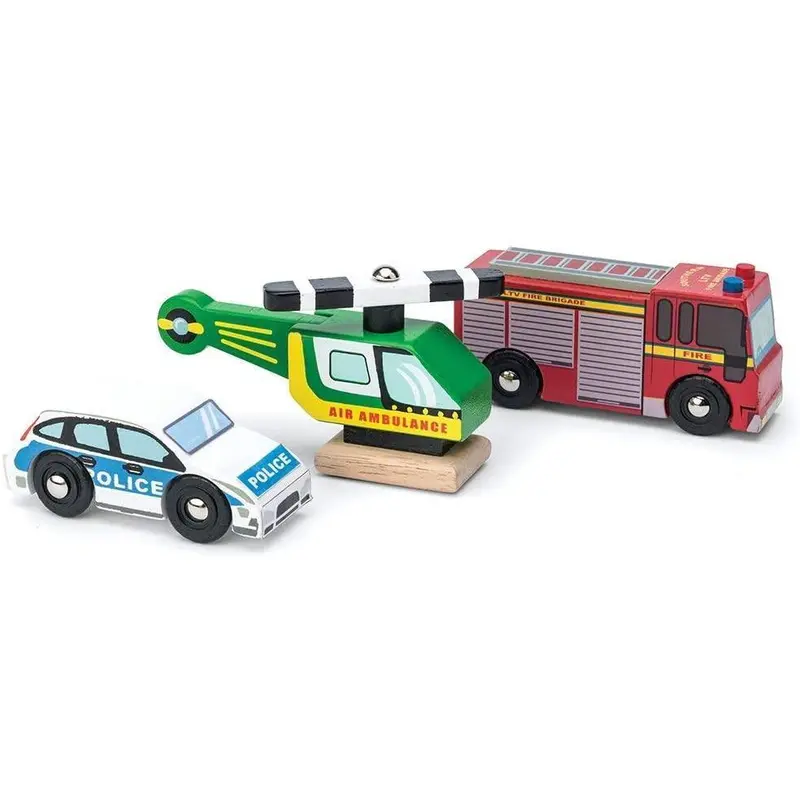 Le Toy Van - Emergency Vehicle Set Cars