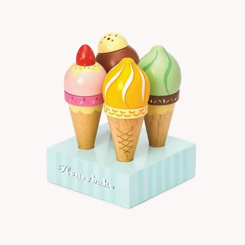 Le Toy Van Honeybake Wooden Ice Creams Pretend Play