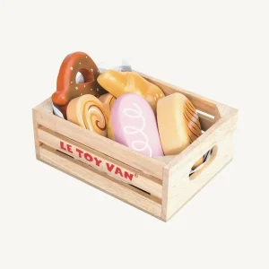 Le Toy Van - Honeybee Market Wooden Baker's Basket Crate Playset