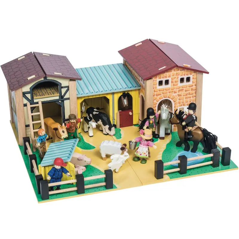 Le Toy Van -the Wooden Farmyard Playset