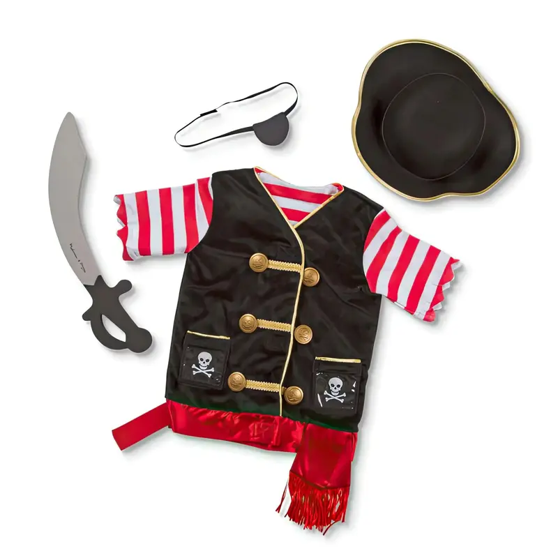 Melissa & Doug 14848 Pirate Role Play Costume Set Dress Up