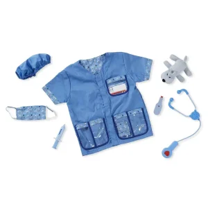 Melissa & Doug 14850 Veterinarian Role Play Costume Set Dress Up