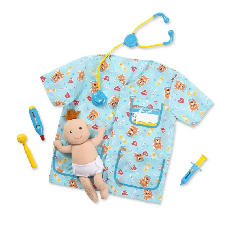 Melissa & Doug 18519 Paediatric Nurse Role Play Costume Set Dress Up