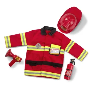 Melissa & Doug Fire Chief Costume Dress Up