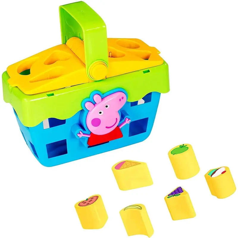 Peppa Pig Shape Sorter Toy Picnic Set Playset