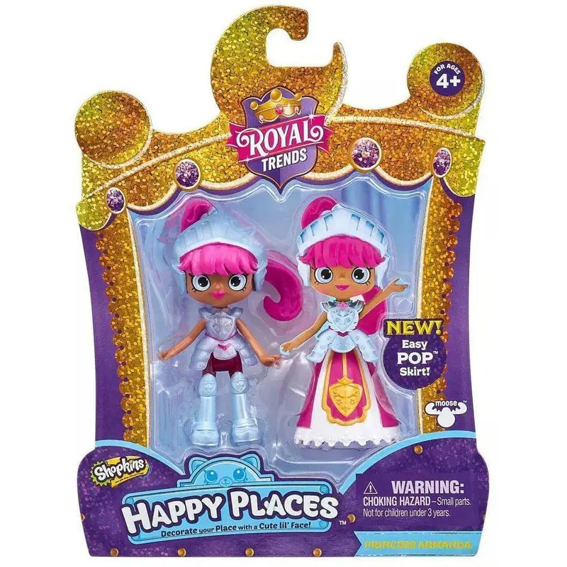 Shopkins Happy Places Royal Trends Dolls Playset - Assortment