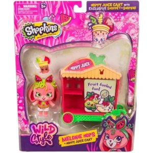 Shopkins Wild Style Juice Cart Shoppet Playset - Assortment