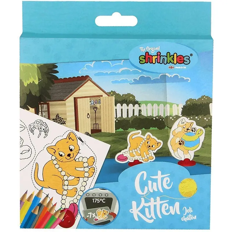 Shrinkles Original Shrinkles Cute Kitten (mini Craft Pack) Arts & Crafts