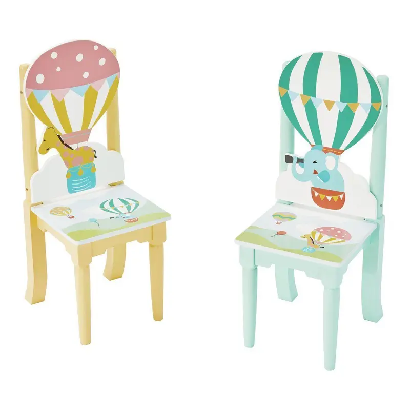 Teamson USA Td-13122a2 Hot Air Balloons Set of 2 Chairs Furniture