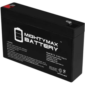 TOYBOX Sealed Lead Acid Battery 6v 7ah Batteries