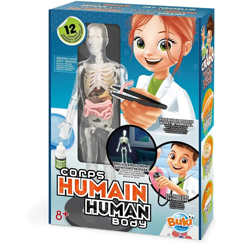 BUKI France 2163 Human Body Science Playset Education