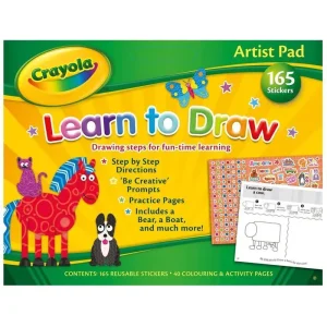 Crayola Artist Learn To Draw Pad Arts & Crafts
