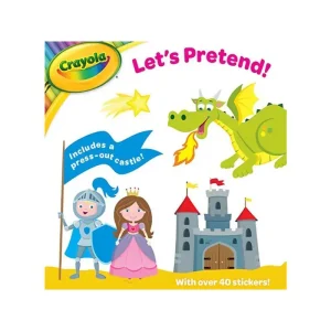 Crayola Let's Pretend Activity Book with 40 Stickers
