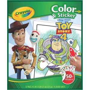 Crayola Toy Story 4 Colour and Sticker Book