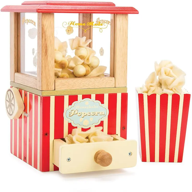 Le Toy Van - Wooden Honeybake Retro Popcorn Machine Pretend Play