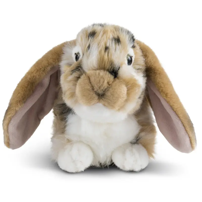 Living Nature British Wildlife Realistic Dutch Lop Ear Rabbit Soft Toy