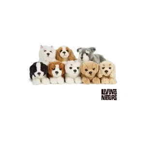 Living Nature Soft Toy - Plush Pet Puppy, One Supplied (23cm)