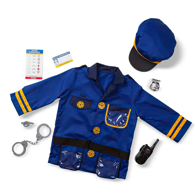 Melissa & Doug Police officer Role Play Costume Set