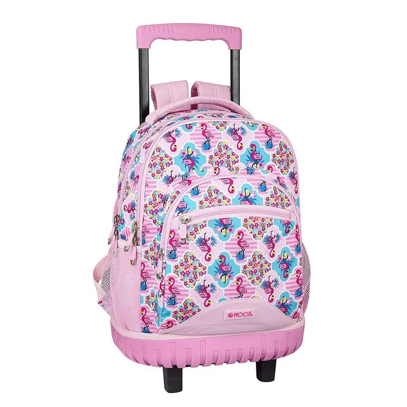 Moose Toys Moos Flamingo Pink Large Rucksack Trolley Bag School