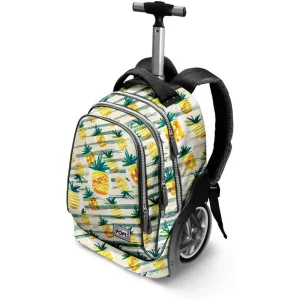 Oh My Pop! Ananas-gt School Trolley Backpack Casual Daypack 51cm