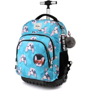 Oh My Pop! Doggy GTS School Trolley-Rucksack Backpack Casual, 47cm Bags