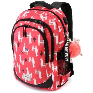 Oh My Pop Llama-running Hs School Backpack 44cm