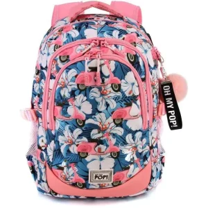 Oh My Pop Pink Scooter-running Hs Backpack Casual Daypack 44cm School