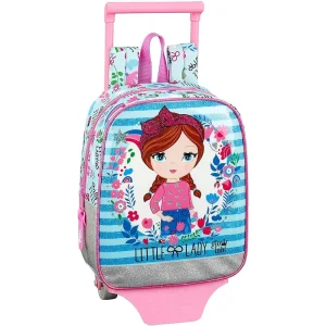 Safta Glowlab Little Lady 2 In 1 Backpack, Model 538 with SAFTA Cart 905 School Bags