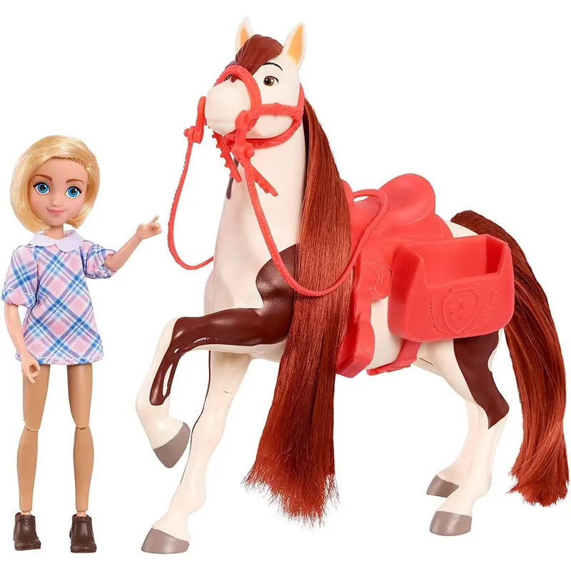 SPIRIT Dreamworks Spirit Small Doll and Classic Horse - Abigail & Boomerang Playset