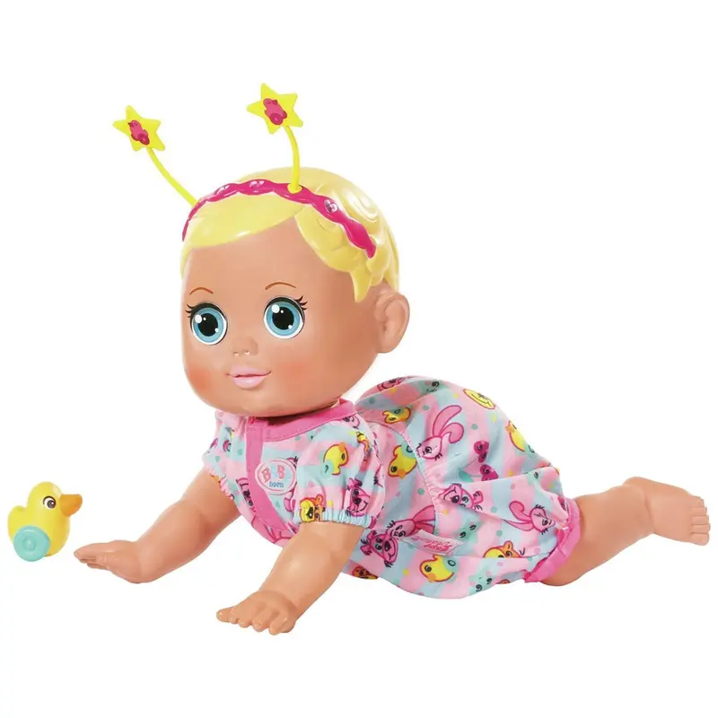 BABY Born 825884 Funny Faces  Crawling Baby Interactive Doll 36cm