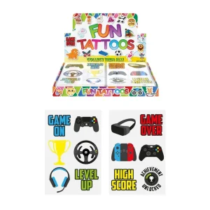 Hendrandt N51 514 Mini Gamer Temporary Tattoo Sheets
