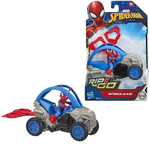 Marvel Spider-ham Rip N Go Action Car