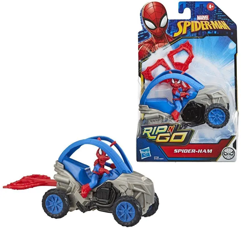 Marvel Spider-ham Rip N Go Action Car