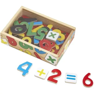 Melissa & Doug 10449 - 37 Wooden Number and Sign Magnets