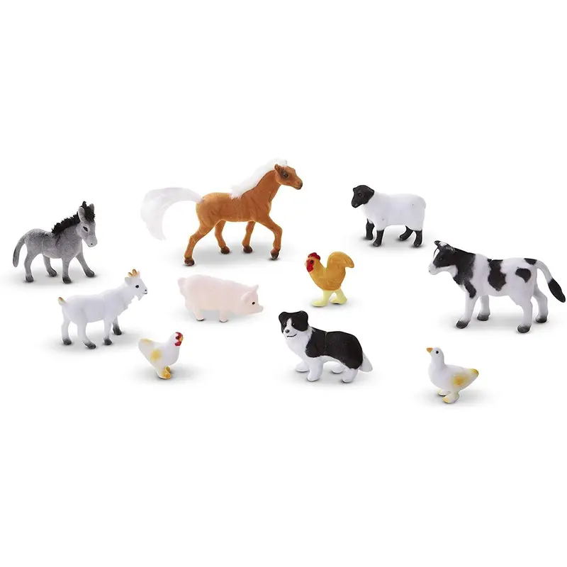 Melissa & Doug 10594 Farm Friends - 10 Collectible Farm Animals