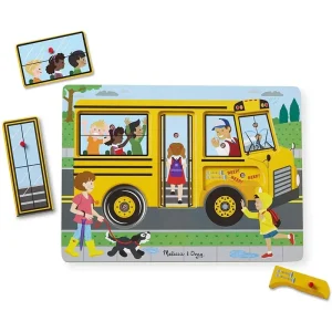 Melissa & Doug 10739 The Wheels On The Bus Sound Puzzle