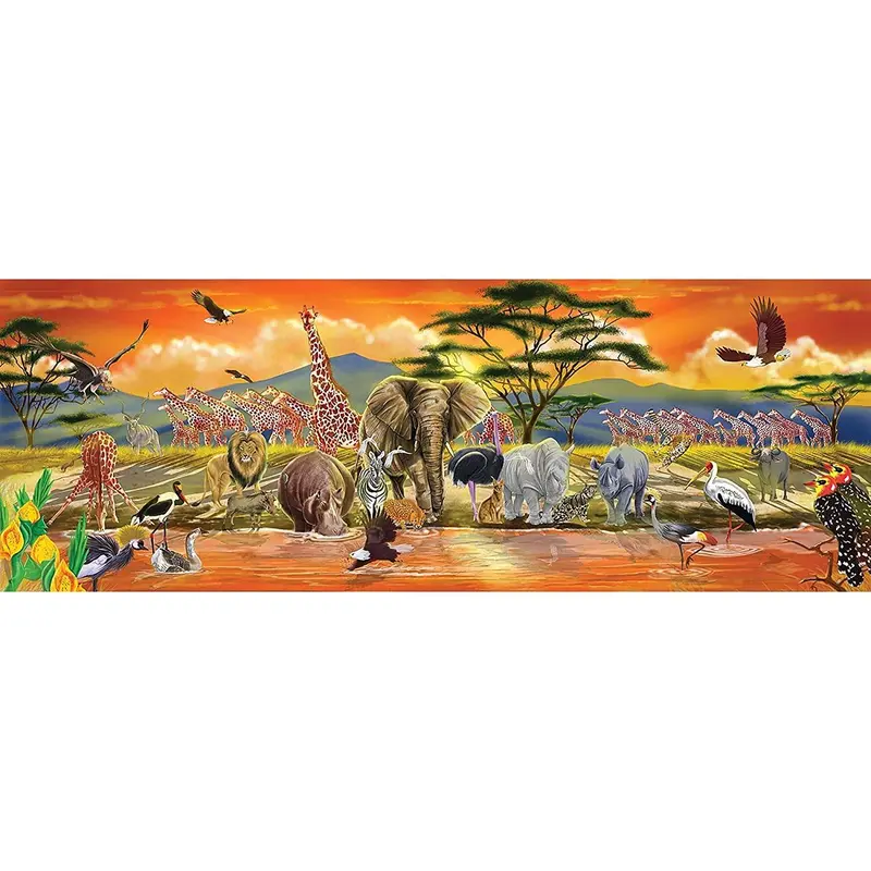 Melissa & Doug 12873 Safari Floor Puzzle - 100 Pieces