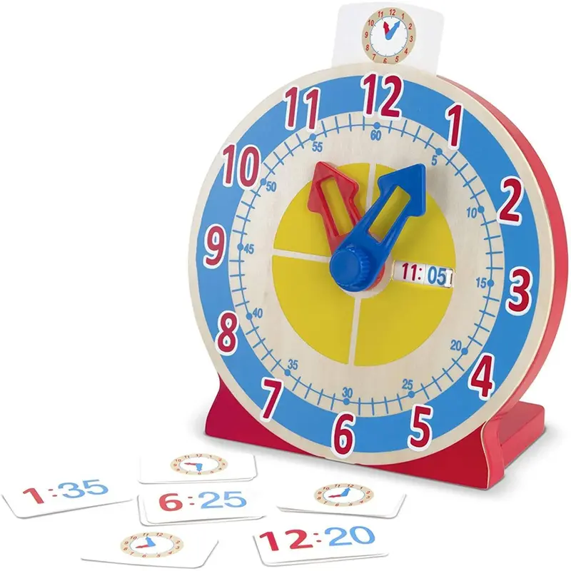 Melissa & Doug 14284 Turn and Tell Clock - Educational Toy