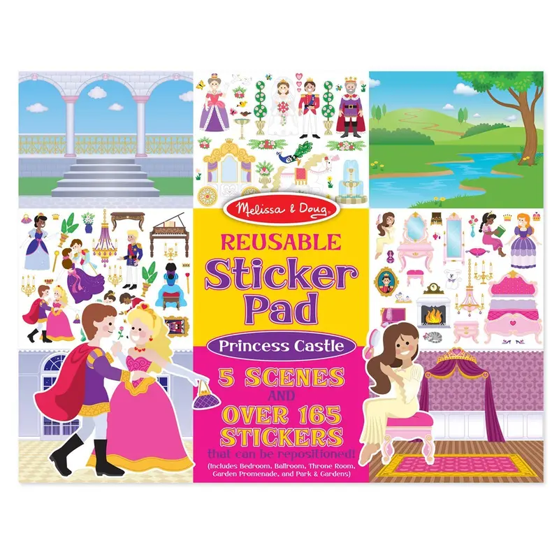 Melissa & Doug Princess Castle Reusable Stickers