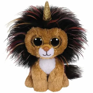 Ty Beanie Boo Ramsey Lion Unicorn Plush 17cm