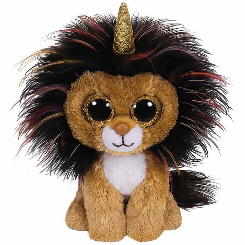 Ty Beanie Boo Ramsey Lion Unicorn Plush 17cm